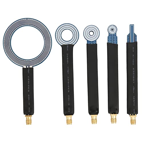 5Pcs Near Field Magnetic Field Probe Set, SMA Conduction Radiation Test Antennas for Electromagnetic Fields Suitable for Magnetic Field Measurements