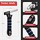 PCVANLEY 2 Pcs Blau Auto Assist Gerät Sicherheit Handle Kit, Multifunktion abnehmbare Grip Fahrzeug Haltegriff Bar Mobilität Hilfe für Behinderte, ältere Menschen