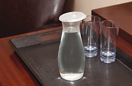 Image of Carlisle FoodService Products 7090107 Cascata Carafe Juice Jar Beverage Decanter Only, Plastic, 0.50 L, Clear