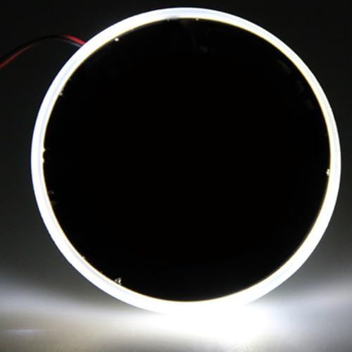 Image of White LED Car Background Grille Logo Badge Emblem Light lamp,82mm Waterproof Background Tail Badge Emblem Logo LED Light Lamp Sticker Auto Emblems Compatible for B /MW 3 5 7 Series X3