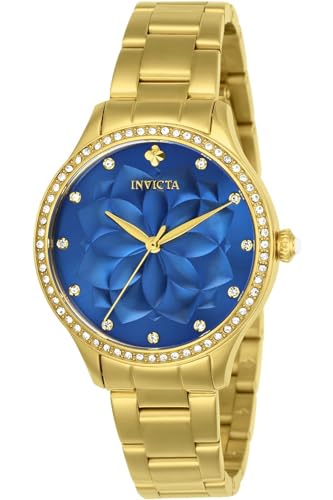 Invicta Women 's ' Wildflower ' Quartz�X�e�����X�X�`�[��Casual Watch , Color : gold-toned (���f��: 24537?)