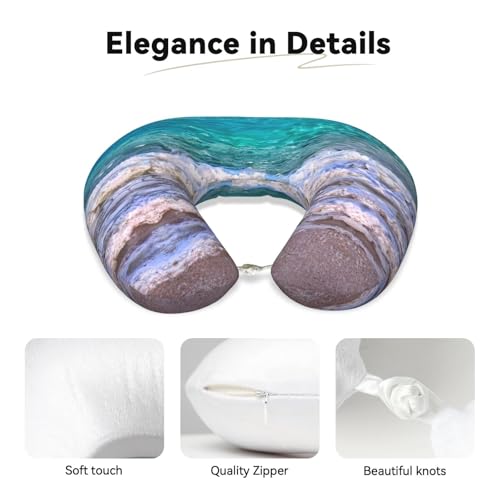 Almohada de Viaje con Espuma Viscoelástica Negra miniatura 4