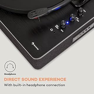 auna TT-Classic Plus Tourne-disque de protection de la poussière, Bluetooth, lecteur vinyle enregistreur 33/45/78 tr/min… - Les Beatles, Paul McCartney, John Lennon, RIngo Starr, George Harrison auna TT-Classic Plus Tourne-disque de protection de la poussière, Bluetooth, lecteur vinyle enregistreur 33/45/78 tr/min… – Image 6