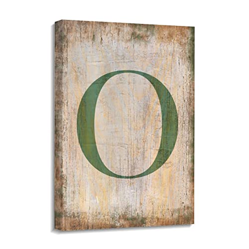 Cadre déco lettre O bois beige cadeau pendaison crémaillère