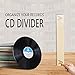 Longan Craft Vinyl Record Dividers 26 Pieces LP Alphabetical a-z Dividers Wooden Record Alphabet Separator Organizer for Album CD DVD Media Book Shelf Storage