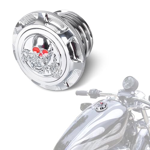 Bouchon réservoir custom Harley Sportster XL 1200 883 X48 aluminium