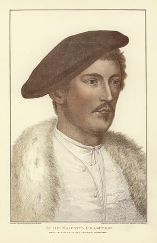 Tableau Homme de Hans Holbein le Jeune affiche vintage décoration chambre 60x90cm
