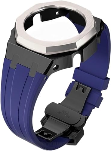 Boîtier GA2100 métal luxe et bracelet caoutchouc pour customisation premium