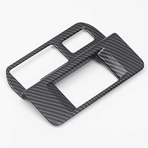 for Toyota Tacoma 2016-2020 LHD Carbon Fiber Black Head Light Switch Button Cover Trim 1pcs Car Accessories