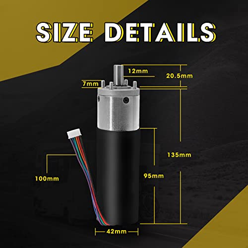 Image of 236575 RV in-Wall Slide-Out Motor,Fit for lippert-Schwintek in-Wall Slide System, IG-42 10mm RV Slide Out Motor Assembly,DC 12V,High Torque Gear Ratio 300:1