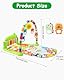Baby Spielbogen Baby Spieldecke,pieldecke Baby-Spielmatte mit Klavier,Spielmatte mit Spielbogen abnehmbarem Babyspielzeug,Bauchzeit Activity Decke für Baby & Kleinkinder 0-24 Monate,Grün