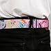 My Little Pony Belt, Seatbelt Buckle Belt, My Litlle Pony Five Pony Poses Pink, 34 to 52 Inches