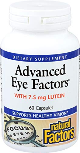 Natural Factors - Advanced Eye Factors, Supports Healthy Vision, 60 Capsules