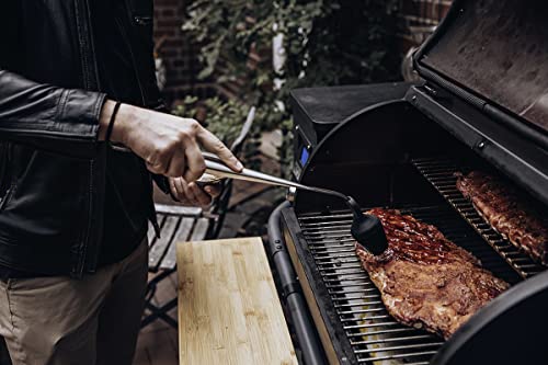 Moesta BBQ 19910 Simple BBQ-Pinsel - Grillpinsel aus Edelstahl mit XL-Silikon-Bürstenkopf, Marinierpinsel fürs Grillen