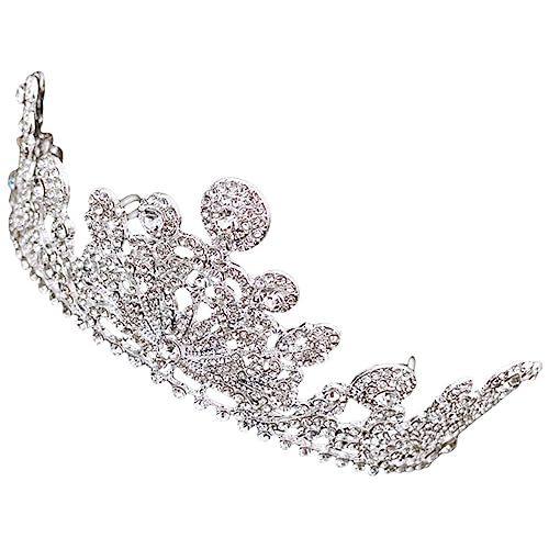 WOONEKY �o���b�N�N���E�� �E�G�f�B���O�X�q �����̂��߂� �̃w�b�h�s�[�X �R�X�`���[�� �� �e�B�A�� ���� �p�[�e�B�[�X�q ���̎q�̓����� ���������A���C���X�g�[�� Silver