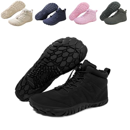 Waterproof Snow Boots OTEB Warm Lining Barefoot Shoes Waterproof Snow Boots OTEB Warm Lining Barefoot Shoes