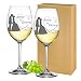 2 Leonardo Weingläser Personalisiert mit Gravur - Weißwenglas 460 ml oder Rotweinglas mit Text - Geschenk zur Hochzeit Wein-Glas für Paare - Motiv Brautpaar