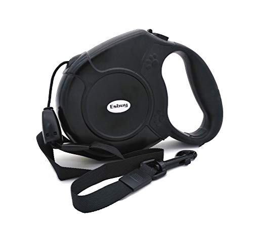 Esbuy Heavy Duty Retractable Dog Leash 26ft,Pet Long Walking Leashes Leads for Small