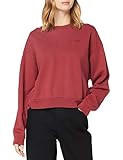 Diana Crew Levi\'s Damen Diana Crew Sweatshirt, Biking Red Tight Loops Garment Dye Biking Red, S