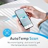 Easy@Home Digital Basal Thermometer for Ovulation: Backlight LCD Display 1/100th Degree High Precision BBT, Memory Recall, NOT Bluetooth Enabled Scan Results with Premom Fertility Tracker App, Blue