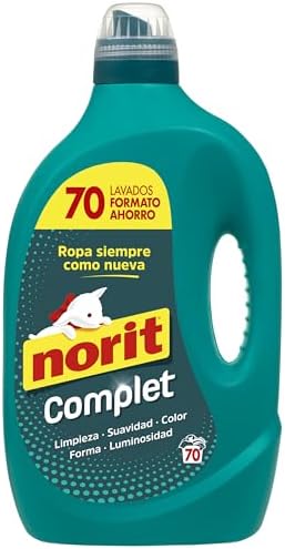 Norit Complet - Detergente Líquido para Toda la Ropa, Máxima Limp...