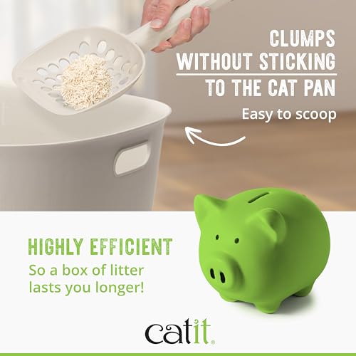 Image of Catit Go Natural Pea Husk Clumping Cat Litter, Unscented, 12.3 lbs