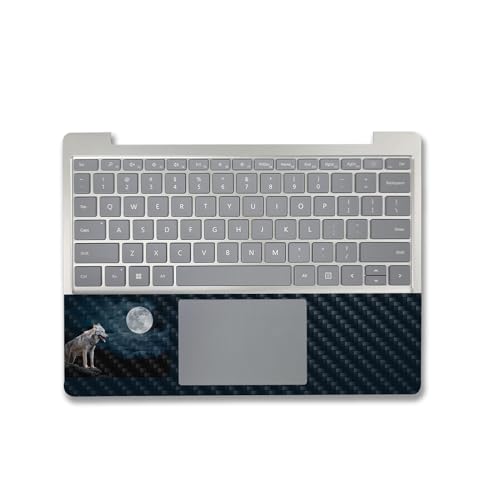 Image of MightySkins Carbon Fiber Skin Compatible with Microsoft Surface Laptop Go 3 (2023) Full Wrap Kit - Happy Hunting | Protective, Durable Textured Carbon Fiber Finish | Made in The USA