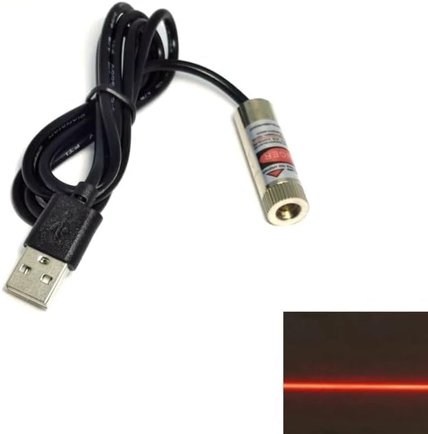 Dot/Line/Cross Beam 650nm -100 Red Laser Module with USB Interface 1240 (Cross)