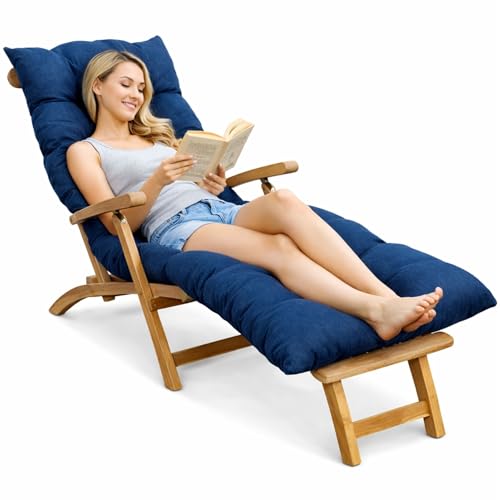 bananair - Coussin Bain de Soleil Chaise Longue - Épais, Ultra Confortable, Design Matelassé -...