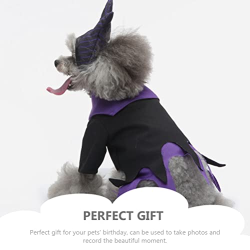 Disfraz Halloween Bruja para Perros tamaño S miniatura 4