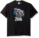 Nintendo Herren Paintzelda/Breath of The Wild Zelda Paint T-Shirt, schwarz, XX-Large