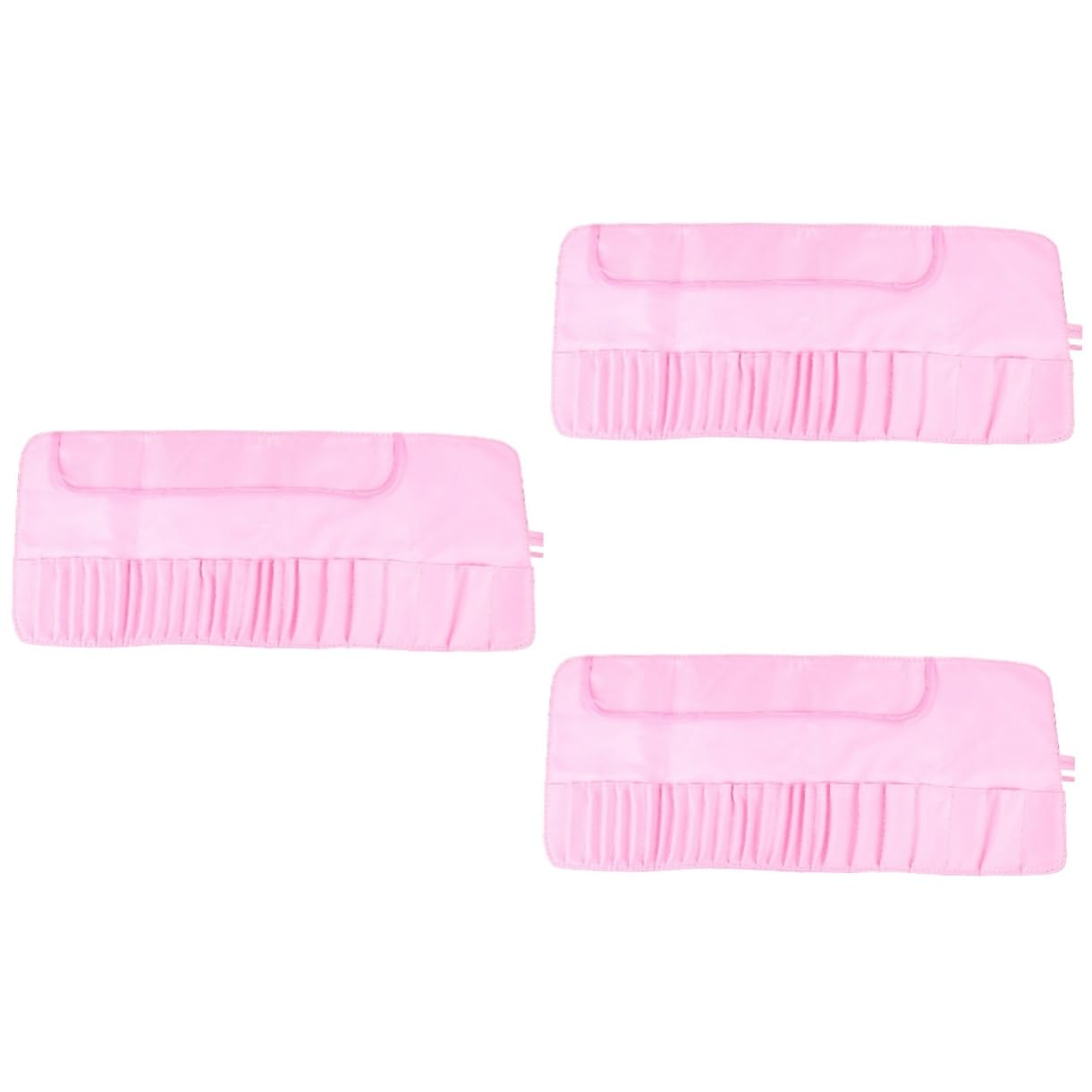 Didiseaon 3pezzi Organizer Per Pennelli Trucco Da Viaggio Borsa Cosmetica e Portatile Capacità Per Lip Gloss e Utensili Per Nail Art