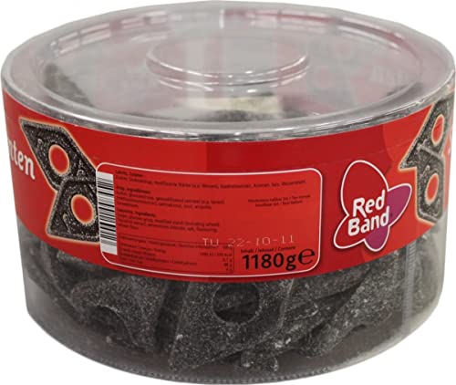 Red Band Salzdiamanten - Großpackung: 1,18 kg Dose - Süß-salzige Weichlakritze - Kleine Schätze in großen Portionen - Holländische Qualität