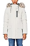  edc by ESPRIT Damen 107CC1G006 Parka, Beige (Cream Beige 295), Medium