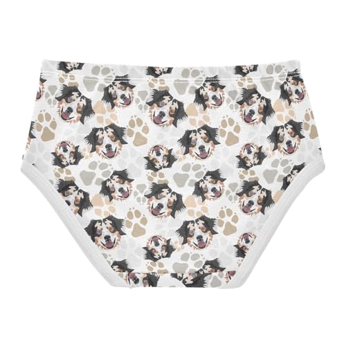 Girls' Underwear Australian Shepherd Dog Cotton Stretch Comfort Toddler Panties2