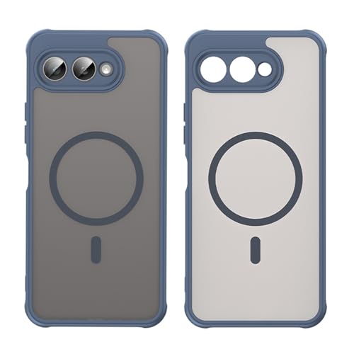 Image of Compatible with T-Mobile Revvl 8 Case Cover,Compatible with MagSafe,Anti-Fall,Compatible with T-Mobile T Phone 3 5G Cell Protective Phone Case Blue