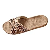 Women's Beach Slippers Comfortable Lightweight Footwear Stylish Outdoor Sandals for Everyday Use (Coffee, 6)
