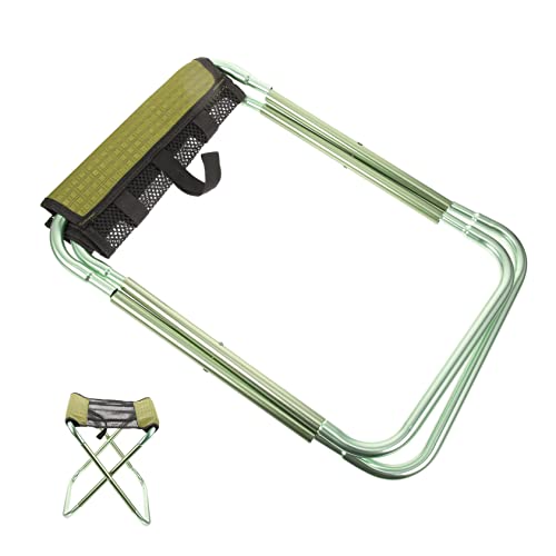 TOYANDONA Portable Folding Stool Lightweight Multi Function Camping Chair for Fishing BBQ and Outdoor Activities Convenient Space Saving Throne Chair Easy to Use and Durable