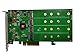 HighPoint 4-Port M.2 SSD7204 PCIe Gen3 NVMe RAID Controller for Windows, Mac & Linux Systems.