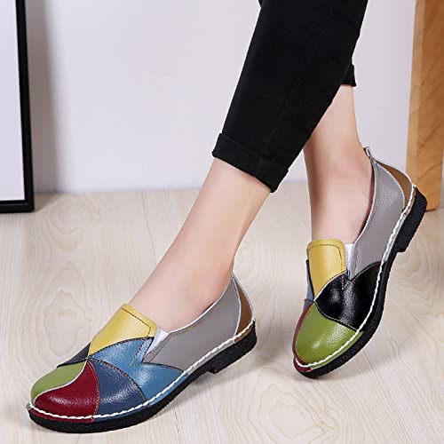 Mocasines de cuero para pies anchos: zapatos ortopédicos cómodos y ligeros 4