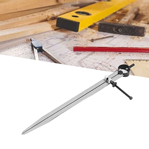 Wing Divider Leather Compass for Leather Scribing and Marking Adjustable Divider Calipers with Spring Nut (300mm) - Image 4