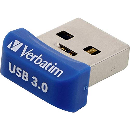 Image of Verbatim Nano 98711 USB 3.2 Flash Drive 64GB Ultra-Compact Pen Drive with High-Speed Data Transfer for Laptop, PC & Car Audio Systems, Black
