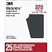 3M Pro-Pak Wetordry Between Finish Coats Sanding Sheets, 320A-Grit, 9-Inch by 11-Inch, 25-Pack