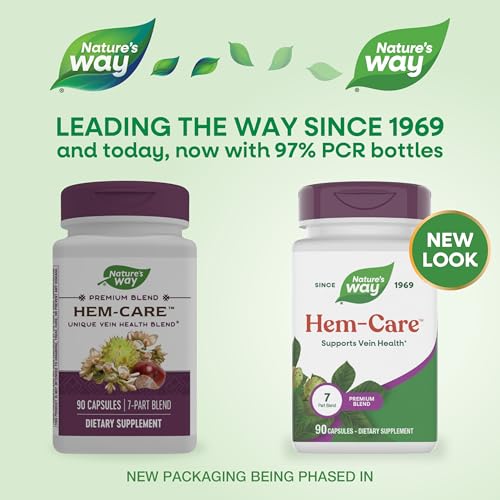 Nature's Way Premium Hem-Care, Vein Health Blend, 90 Capsules - image 2