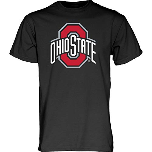 Blue 84 Men's Ohio State Buckeyes T Shirt Black Icon, Ohio State Buckeyes Black, Large