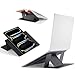 MOFT Laptop Stand for Desk, Non-Adhesive Laptop Stand with 2 Adjustable Viewing Angles, Foldable and Portable Universal Compatible with 7-11" Tablets & 11-14" Laptops, Jet Black