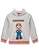 SUPER MARIO Sudadera con Capucha para Niños Gris 6-7 Años