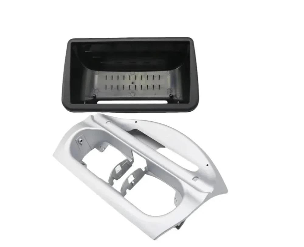 Marco de radio de coche Adaptador Fascia Marco 9 Pulgadas Decodificador Caja Canbus Panel Ajuste Tablero Radio Para Combo Para Corsa Para Tigra 01-11(Frame)