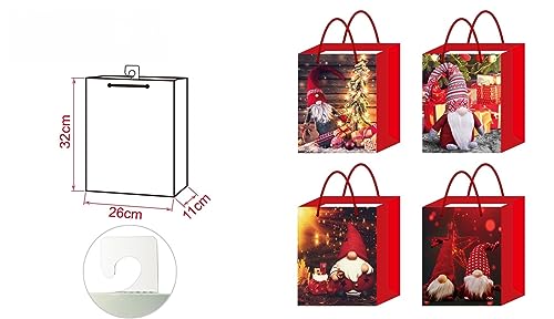 12 Pezzi Sacchetti da Regalo per Natale, Buste