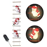 タカショー ガーデンライト ブローライト はしごサンタ L 3P 約幅34cm×高さ1.83m イルミネーション 屋外 間接照明 防水ワクワク気分を盛り上げる 樹脂 LIT-BL02L